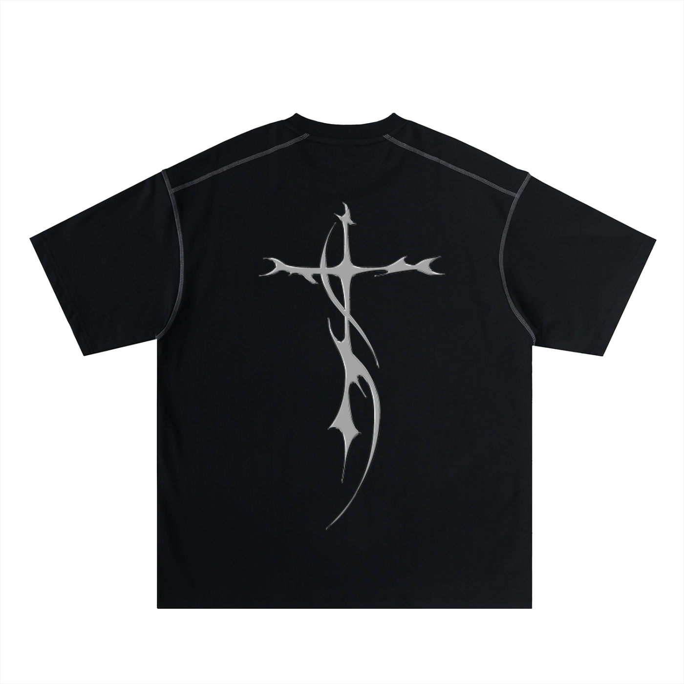 COG - Oversized Contrast-Stitched Cotton Tee