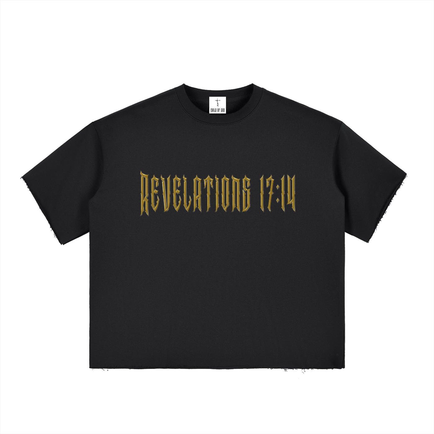 COG WITL REV 17:14 - Boxy Raw-Edge T-Shirt [VER 1]