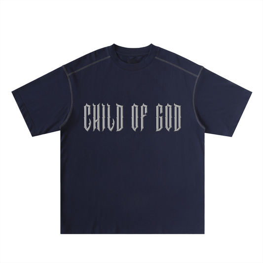 COG - Oversized Contrast-Stitched Cotton Tee