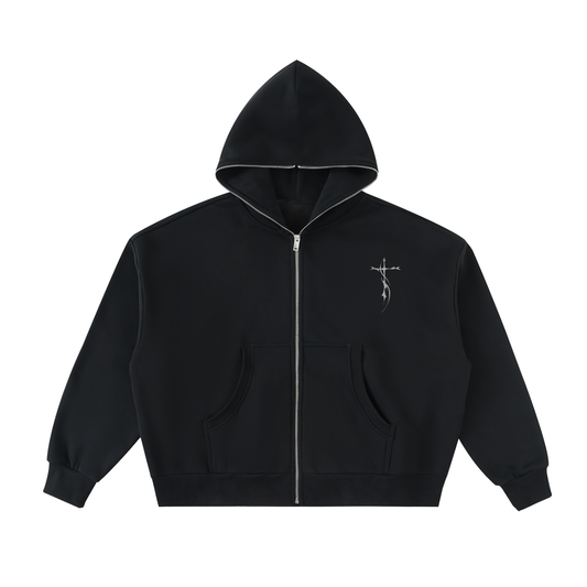 COG Basics - Full-Zip Boxy Hoodie