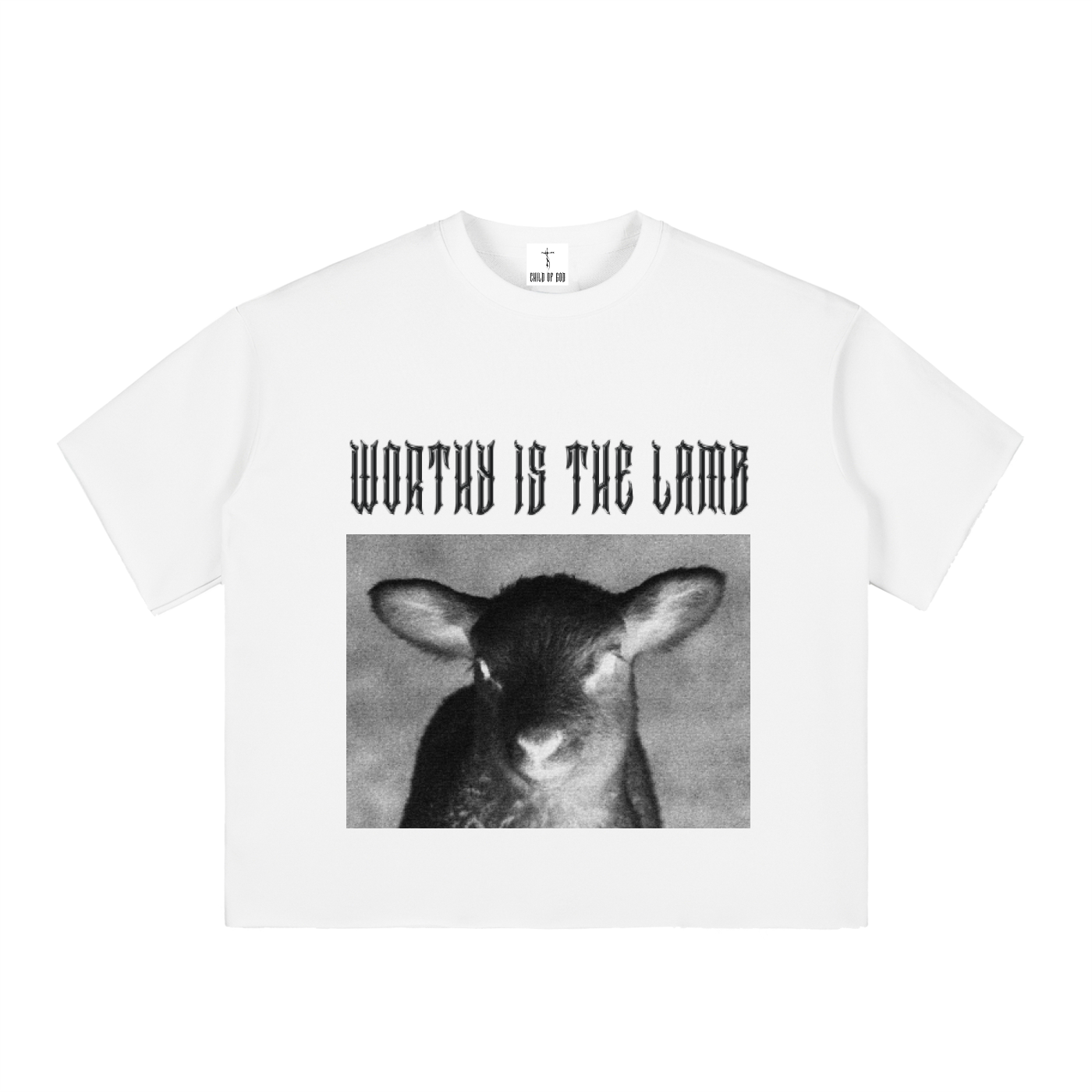 COG WITL - Boxy Raw-Edge T-Shirt [WHITE]